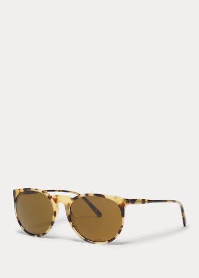 Gafas De Sol Polo Ralph Lauren Hombre Amarillos / Leopardo - Round - NMAEK6721